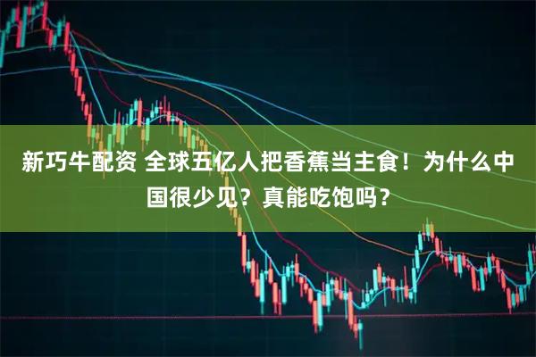 新巧牛配资 全球五亿人把香蕉当主食！为什么中国很少见？真能吃饱吗？